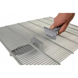 Siūlome plastikinį grandiklį pertvarų grotelėms - labai geras lenkiškas gaminys!