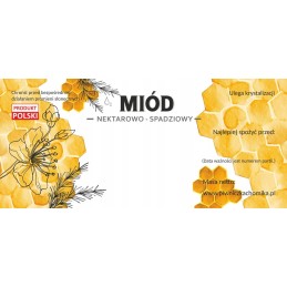 Nektaro ir lipčiaus medaus etiketės