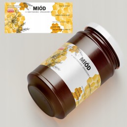 Nektaro ir lipčiaus medaus etiketės