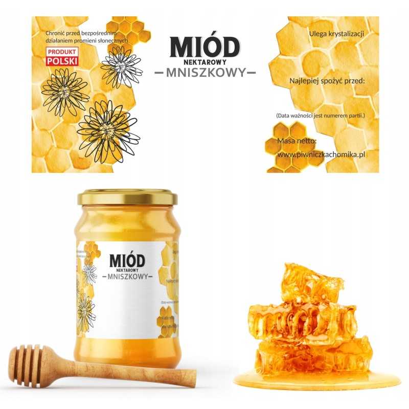 Kiaulpienių medaus etiketės