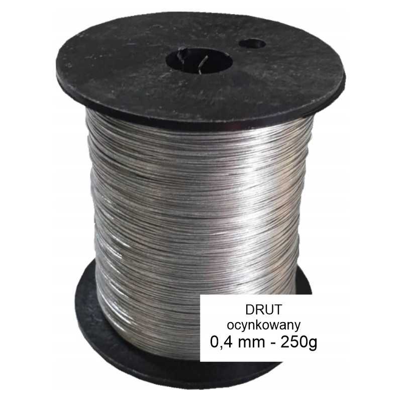Siūlome rėminę vielą 0,4 mm - 250 g, cinkuotą - ant raudonos arba juodos ritės suvyniotos vielos - labai gerai!