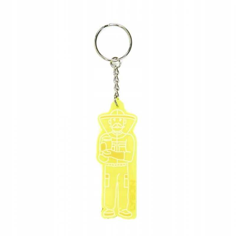 Raktų pakabuko raktų pakabuko programėlė bitininkas geltonas api080