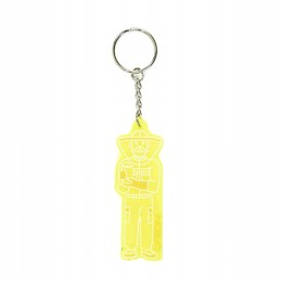 Citrininis bitininko silikoninis raktų pakabukas