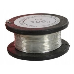 Cinkuota bitininkystės viela 0,3 mm - 100g