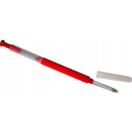 Šaukštelis lervoms pernešti, raudonas.