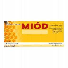 Universali medaus etiketė em043 - maža