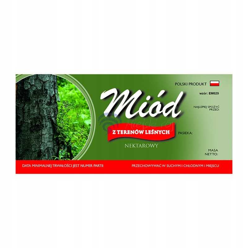 Etiketė medui iš miško plotų em029 - mažas