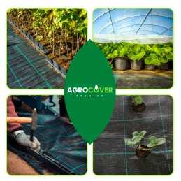 Agrotaudinis 150g juodas storas premium nuolydis platus 420cm bet kokio ilgio