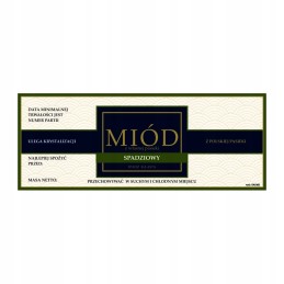 Lipčiaus medaus etiketė em106 - maža