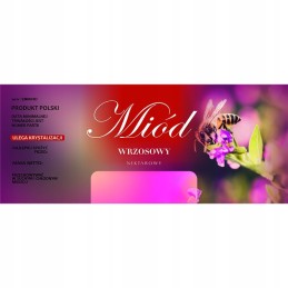 Etiketė viržių medui em0610 - maža