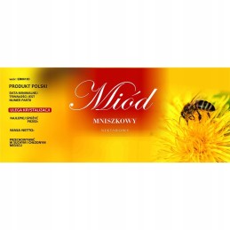 Etiketė kiaulpienių medui em0613 - mažas