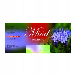 Facelijos medaus etiketė em0611 - maža