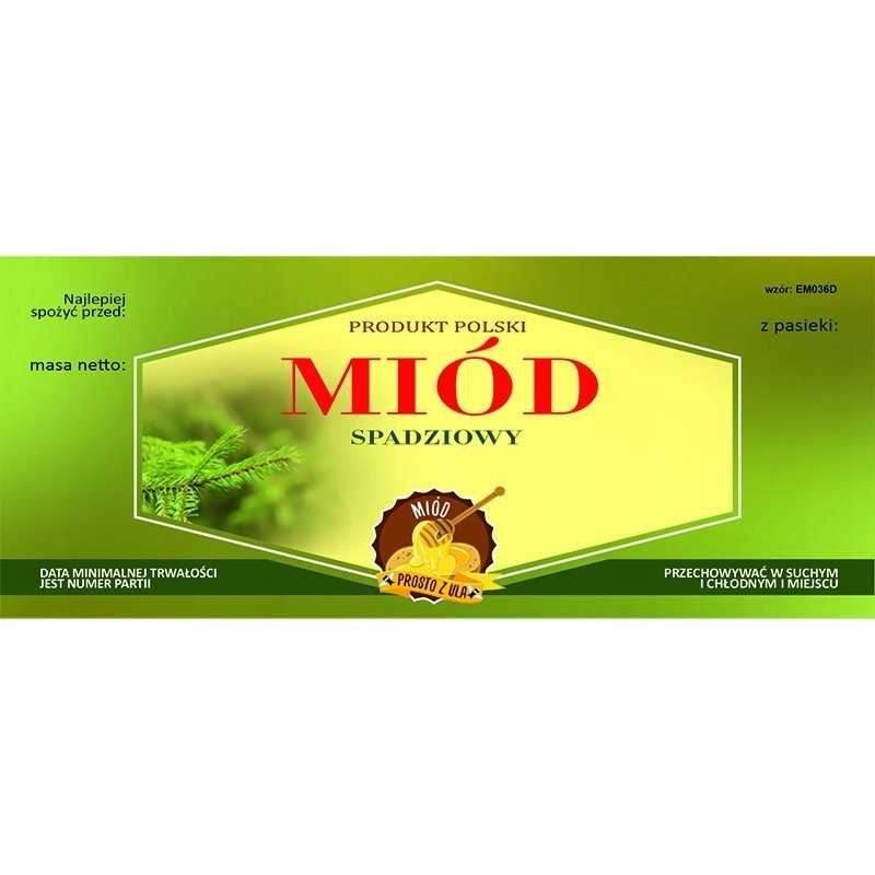 Lipčiaus medaus etiketė em036 - maža