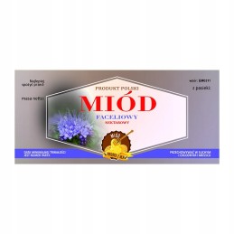 Facelijos medaus etiketė em0311 - maža