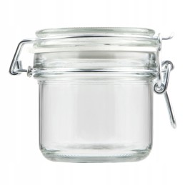 Sandarus stiklinis indas su stikliniu dangteliu, 200ml