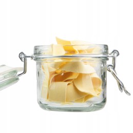 Sandarus stiklinis indas su stikliniu dangteliu, 200ml