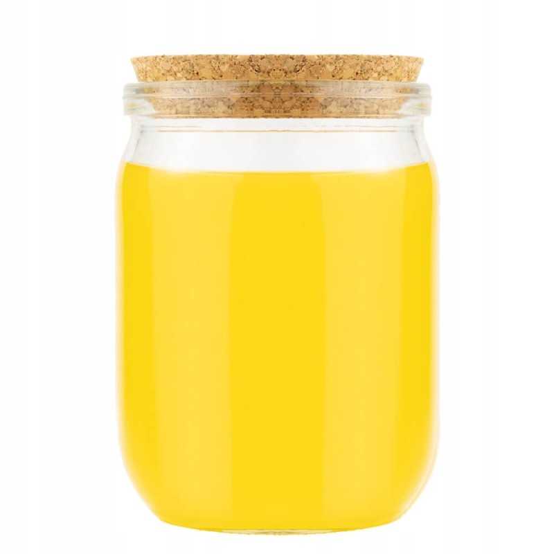 Stiklinis indas su kamščiu 500ml maisto talpos