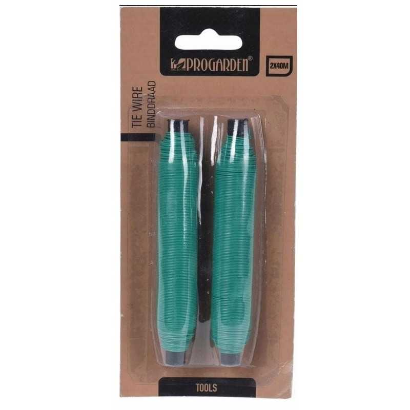 Sodo viela augalams ir gėlėms rišti 2x40m, 2vnt, mišri spalva