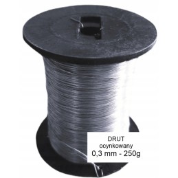 Siūlome rėminę vielą 0,3 mm - 250 g, cinkuotą - ant raudonos arba juodos ritės suvyniotos vielos - labai gerai!