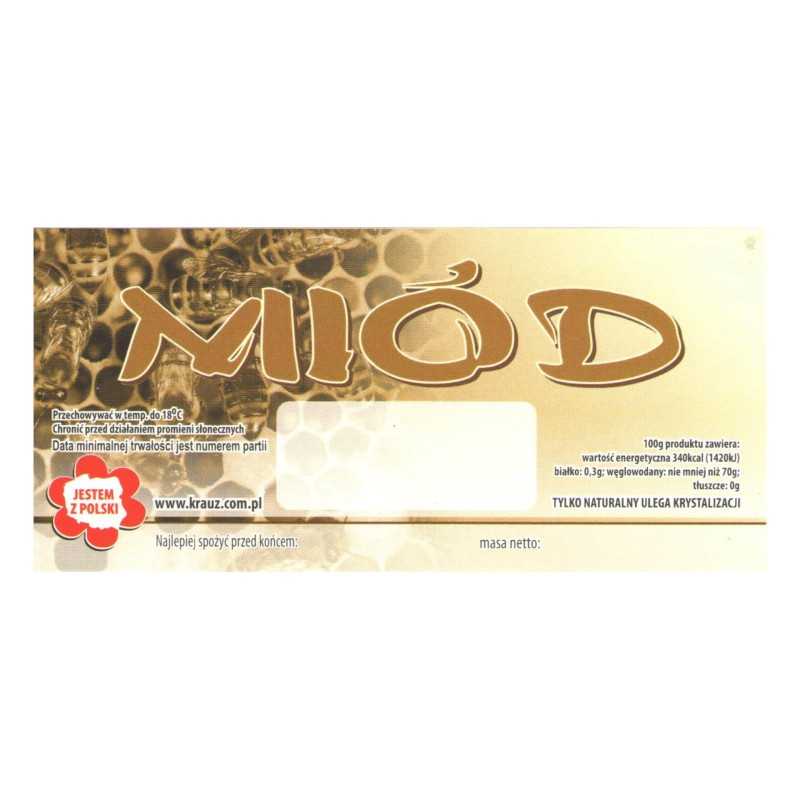 Lipni bitininkystės etiketė Nr. 15 - 100 vnt