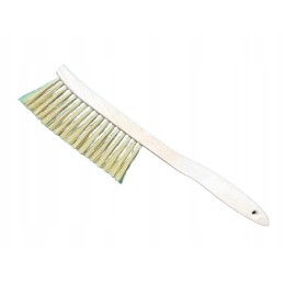 Trumpa išlenkta bičių šluota su dirbtiniais šereliais