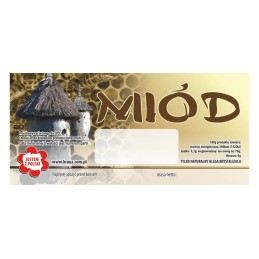 Lipni bitininkystės etiketė Nr.16 - 100 vnt