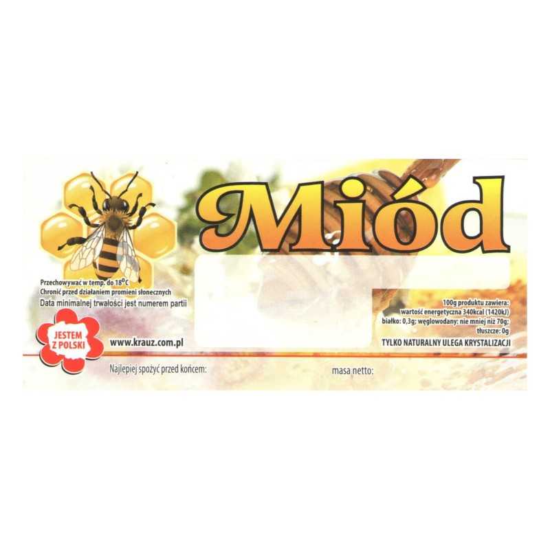 Lipni bitininkystės etiketė 12 - 100 vnt