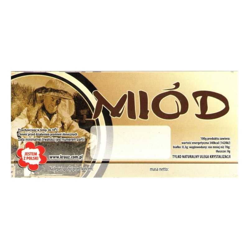 Lipni bitininkystės etiketė Nr. 18 - 100 vnt