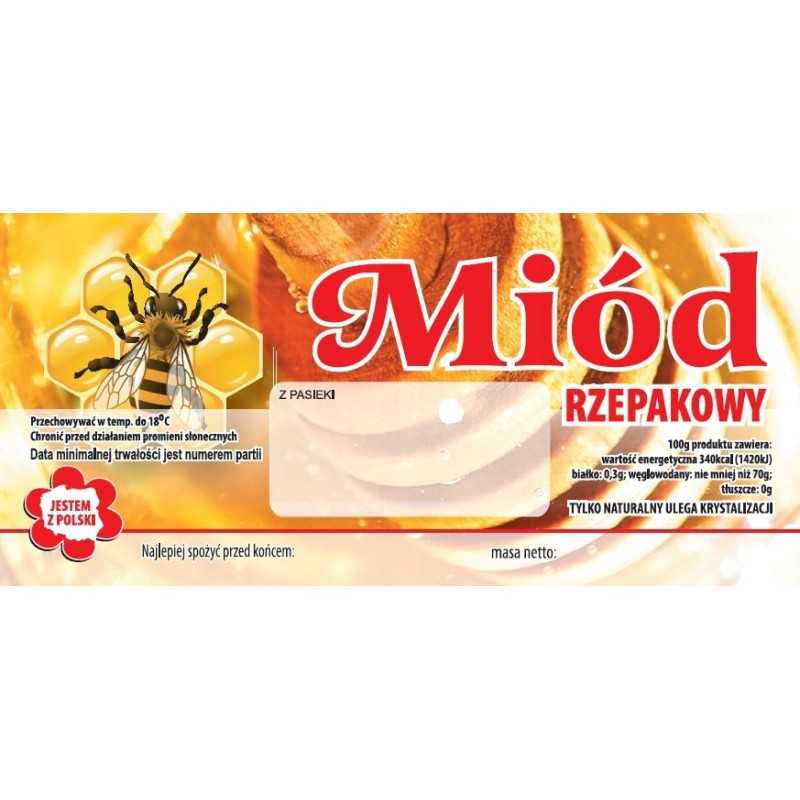 Lipni bitininkystės etiketė Nr.1 - 100 vnt