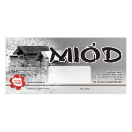 Lipni bitininkystės etiketė Nr. 19 - 100 vnt