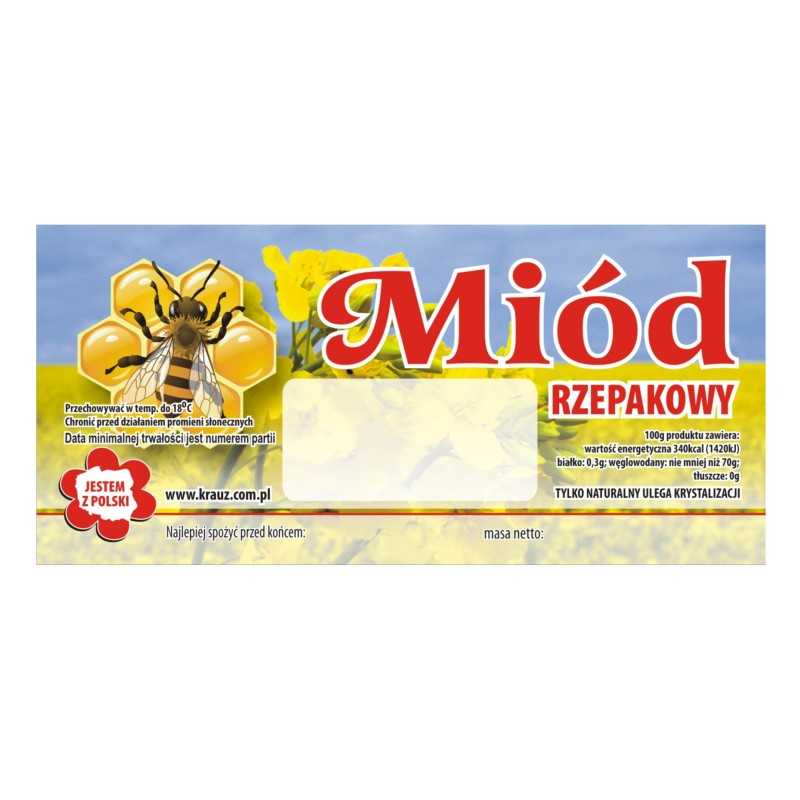 Lipni bitininkystės etiketė Nr.3 - 100 vnt