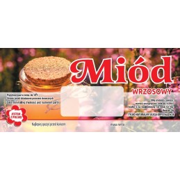 Lipni bitininkystės etiketė Nr. 21 - 100 vnt