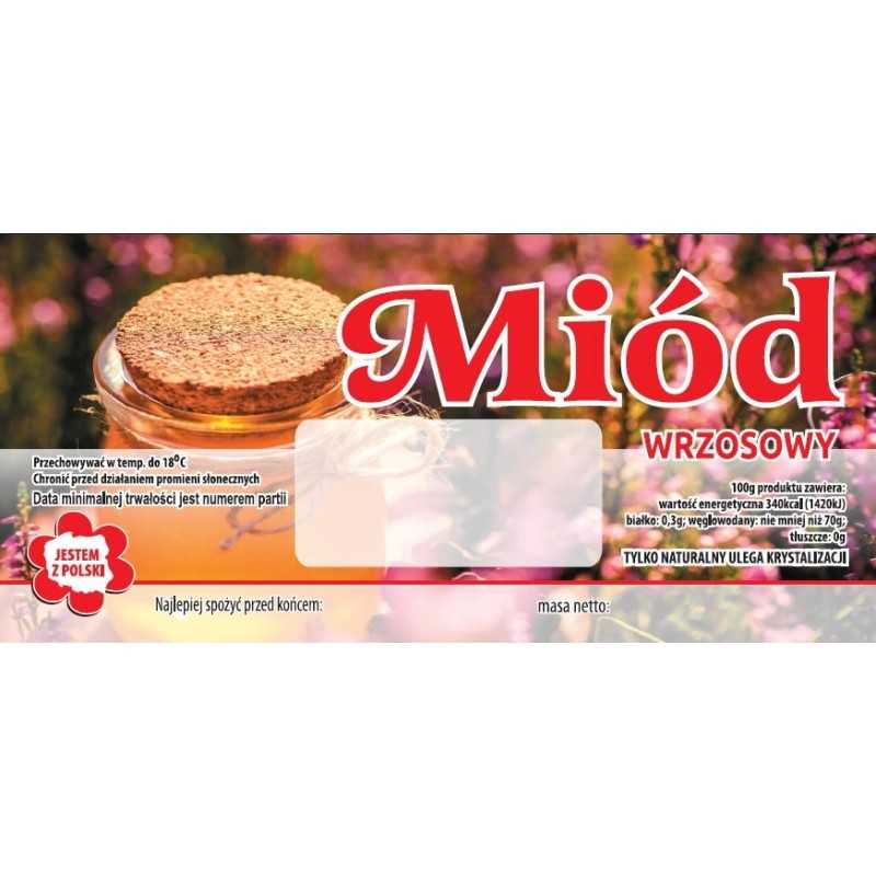 Lipni bitininkystės etiketė Nr. 21 - 100 vnt