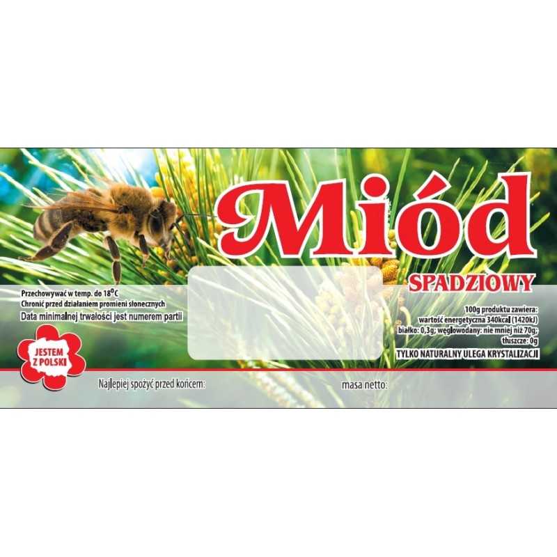 Lipni bitininkystės etiketė Nr. 22 - 100 vnt