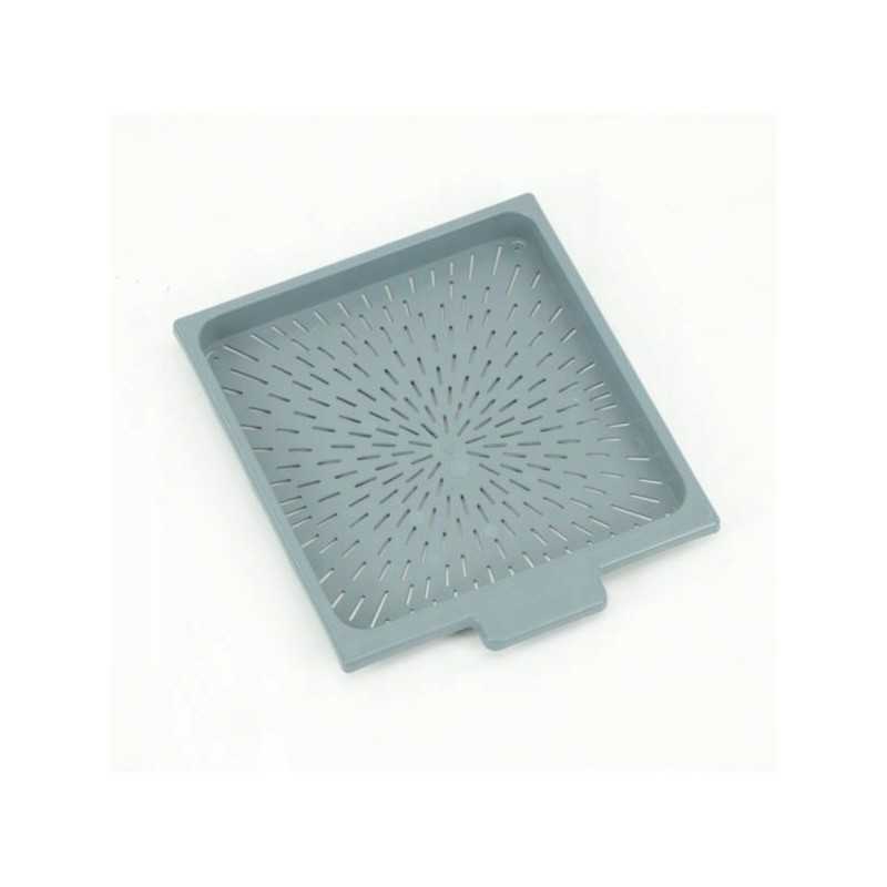 Padėklas (stalčius) su skylutėmis plastikiniam dugnui