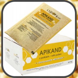 Apikand torto maistas bitėms su bičių žiedadulkėmis bičių fondas 1kg