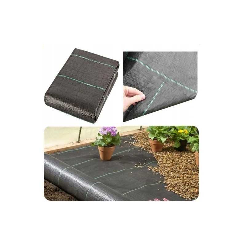 Juoda agrotekstilė 1,6m x 5m 100g/m2