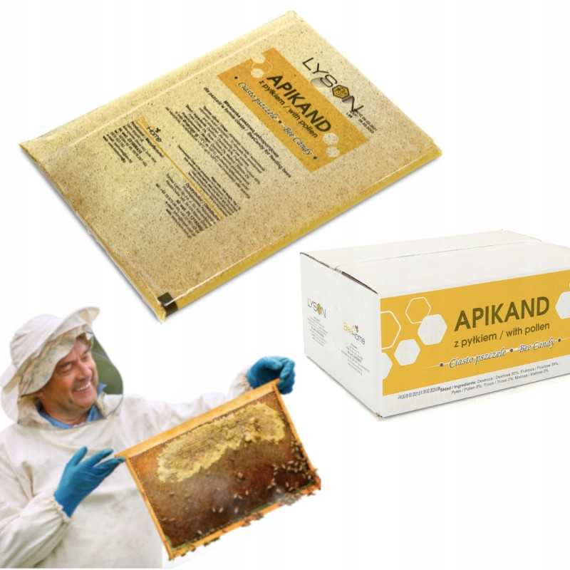 Apikand torto maistas bitėms bityne su šviežiomis bičių žiedadulkėmis 1kg