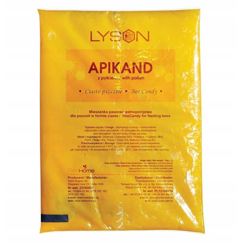 Apikandas su žiedadulkėmis - pyragas 1kg pyragas bitėms