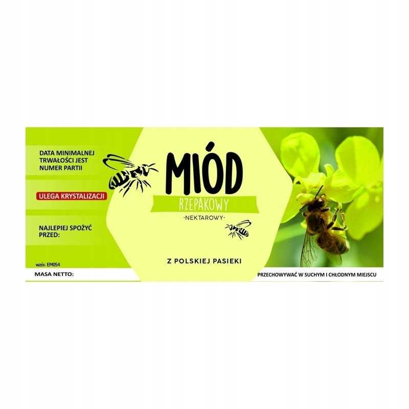 Etiketė medui, rapsams, em054 - maža