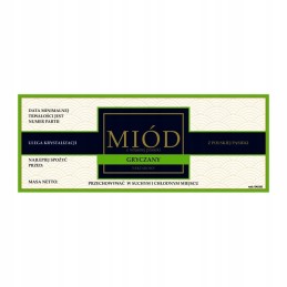 Etiketė medui, grikiams, em102 - maža