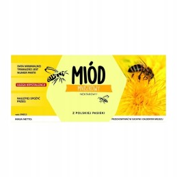 Medaus etiketė, kiaulpienė, em0513 - maža