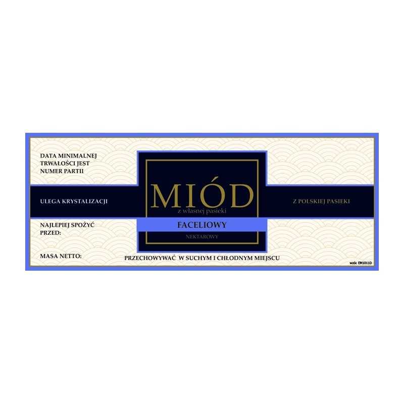 Medaus etiketė, facelija, em1011 - maža