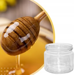 Masono stiklainiai stiklinis uogienės stiklainis 0,33l 330ml fi82 aukštos kokybės x8