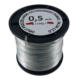 Bitininkystės viela 0,5mm 250g, cinkuota, žarnos rėmas
