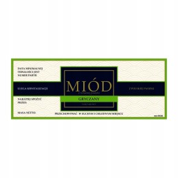 Grikių medaus etiketė em102 – maža