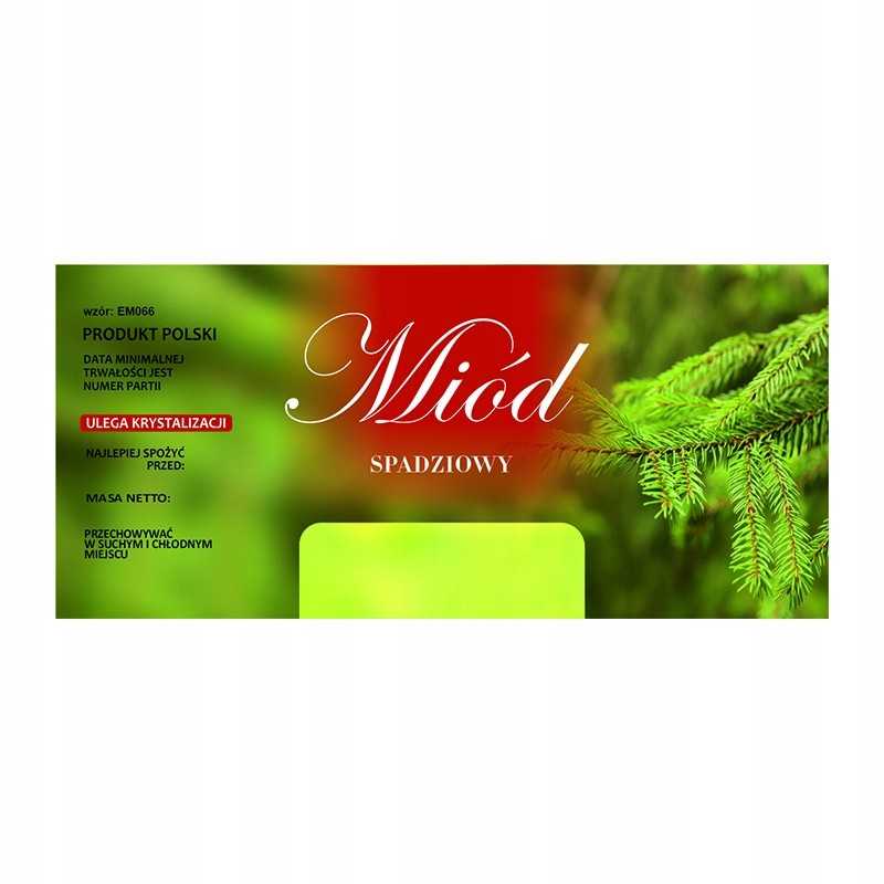 Lipčiaus medaus etiketė em066 - maža