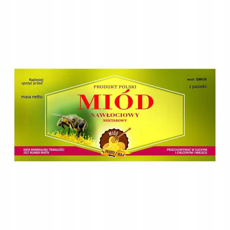 Etiketė auksarankio medui em038 - maža