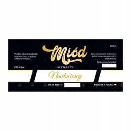 Etiketė auksašakių medui em128 - maža