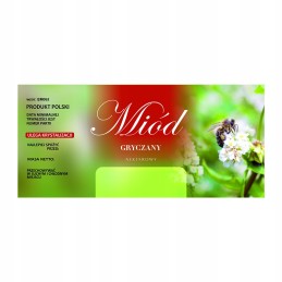 Grikių medaus etiketė em062 - maža